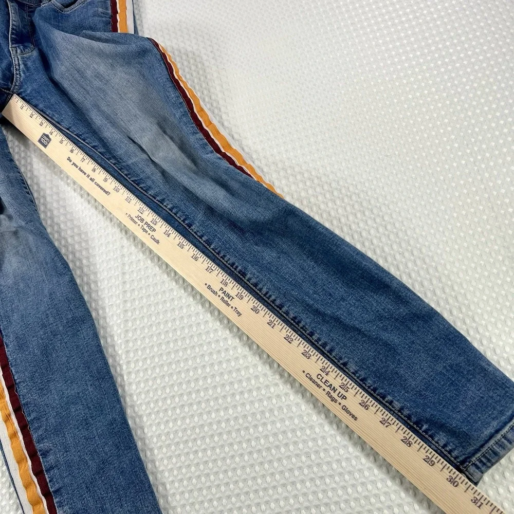 BDG Urban Outfitters Skinny Stretch‎ Jeans Size 29 Blue Side Stripe Denim